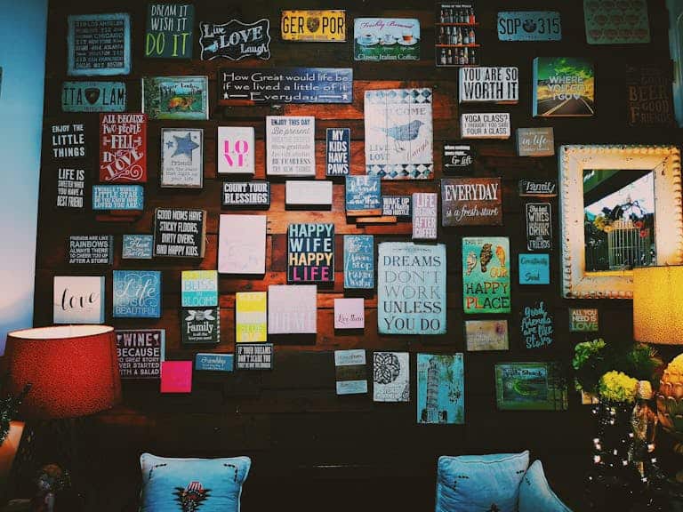 Photo of Assorted Letter Board Quote Hanged on Wall