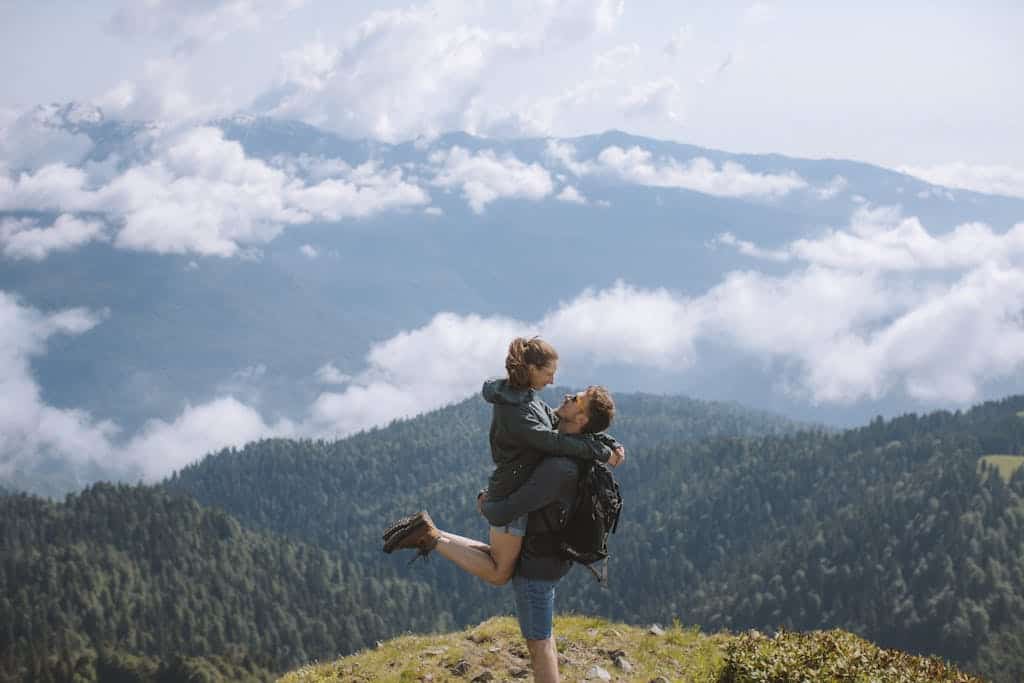 A Man Carrying His Partner