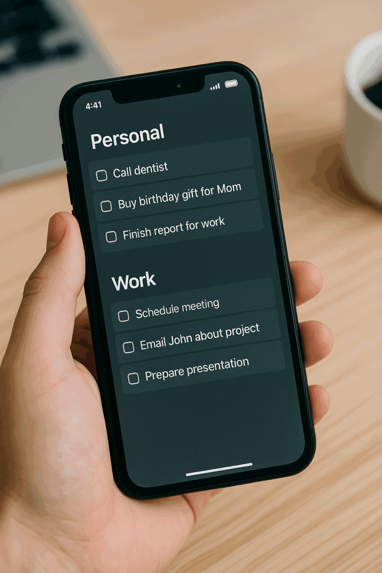 How to Set Up a Simple Task Management System on Your Phone: A Beginner’s Guide (2025)